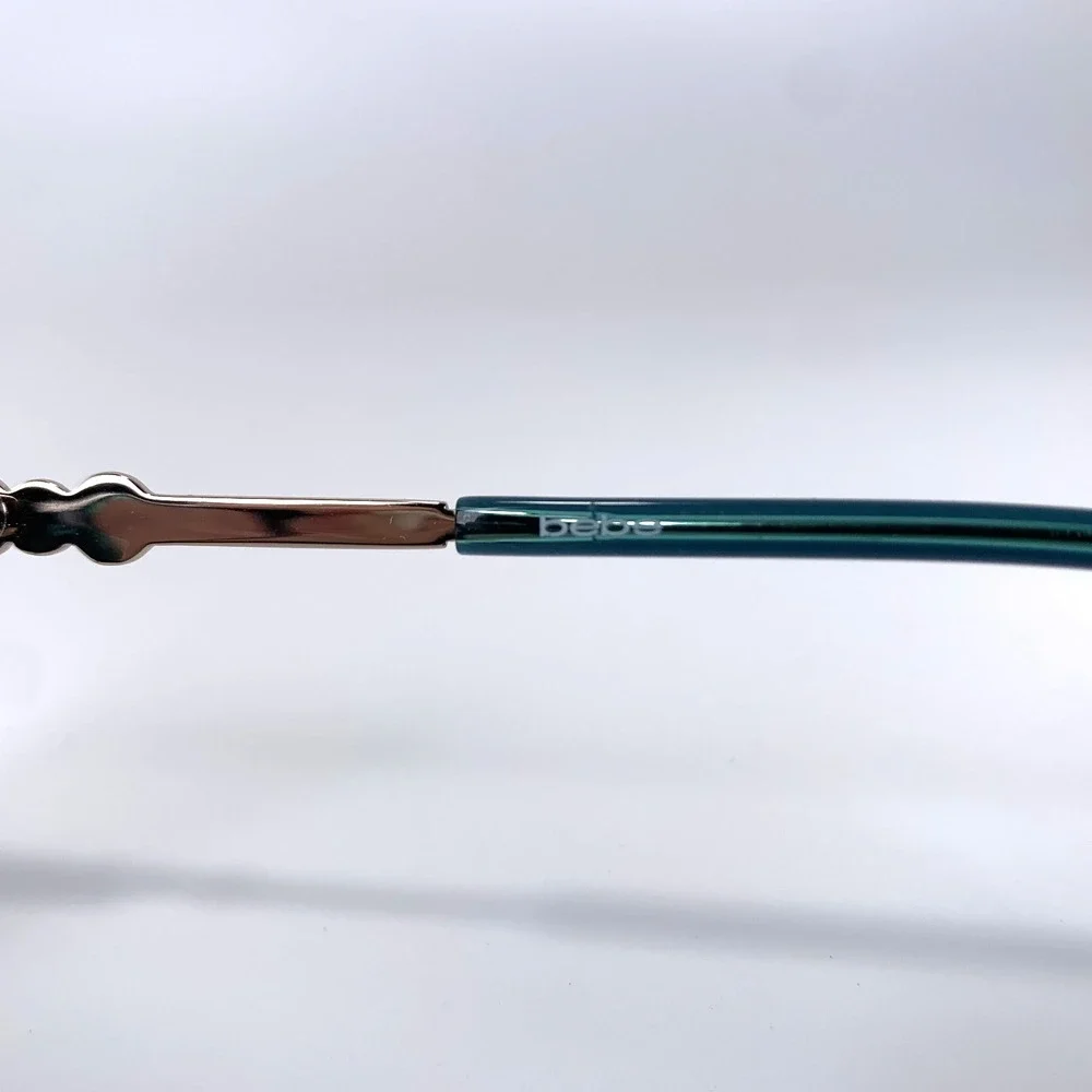Bebe‎ BB5228 Teal Eyeglass Frames Women's Prescription Glasses w/ Original Case